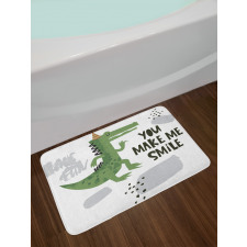 You Make Me Smile Bath Mat