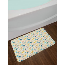 Funny Baby Animals Bath Mat