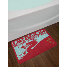 Eastern Dragon on Squama Bath Mat