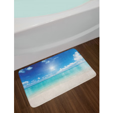 Sky and Tropical Sea Bath Mat