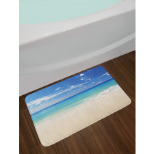 Shore Sea with Waves Bath Mat