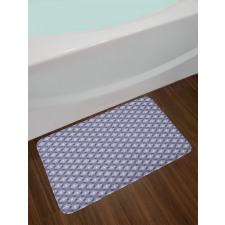 Polka Dots Inspired Motifs Bath Mat