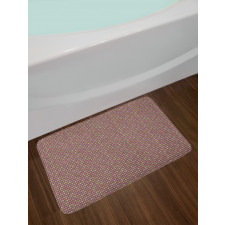 Retro Rounds Evil Eye Art Bath Mat