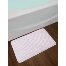 Outline Floral Bath Mat