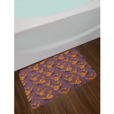 Insect with Dotted  Wings Bath Mat