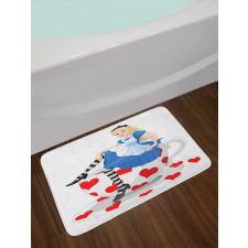 Alice with Cup Bath Mat