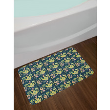 Pots Macaroons and Hearts Bath Mat