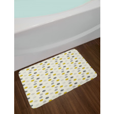 Minimalistic Hexagons Art Bath Mat