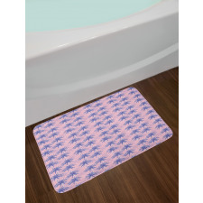 Abstract Jungle Palms Aloha Bath Mat