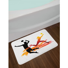 Male and Female Striking Bath Mat