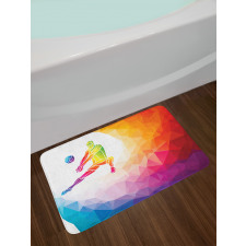 Polygonal Geometric Man Bath Mat