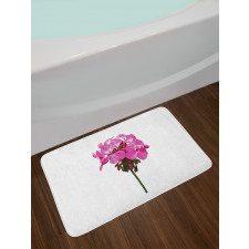 Close Up Photo of Flowers Bath Mat