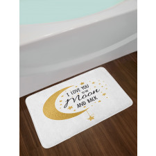 Loving Feel Stars Affection Bath Mat