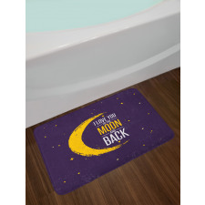 Stars Celestial Elements Art Bath Mat