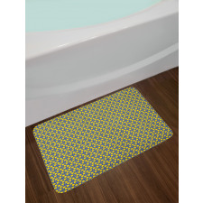 Bicolored Art Bath Mat