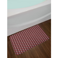 Squares Rhombus Bath Mat