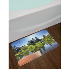 Scenic View Countryside Bath Mat