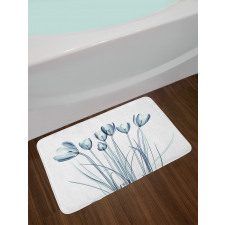 Tulips with Solar Effect Bath Mat