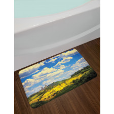 Historic Village Scenery Bath Mat