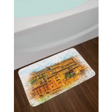 Historic Italian Town Bath Mat