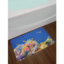 Tropical Corals Fish Bath Mat