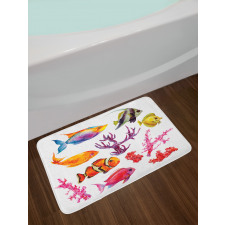 Tropic Life Seaweed Coral Bath Mat