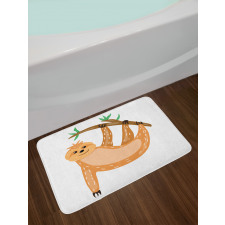 Simplistic Lazy Animal Bath Mat