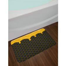 Honeycomb Dripping Beehive Bath Mat