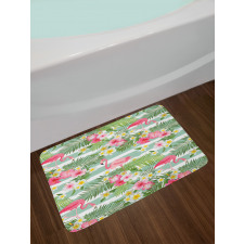 Exotic Hawaiian Leaf Bath Mat