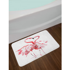 Lovers Kissing Bath Mat