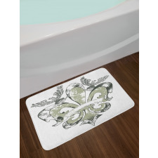 Eagle Emblem Victorian Bath Mat