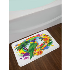 Palms Tropical Plants Bath Mat