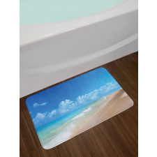 Tropical Ocean Waves Bath Mat