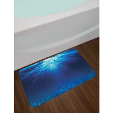 Sandy Seabed Sea Scene Bath Mat