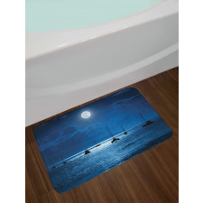 Dramatic Nighttime Sky Bath Mat