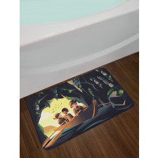 Cave Boat Trip Scouts Bath Mat