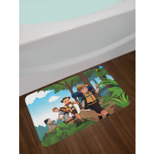 Trip Scout Camping Crowd Bath Mat