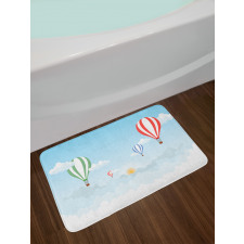 Over Cloud Vehicles Bath Mat