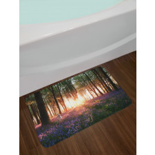 Sunrise Woods in Spring Bath Mat