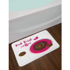 Top View Cookies Bath Mat