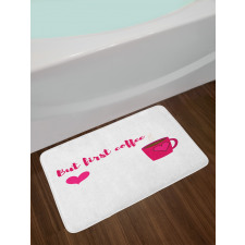 Doodled Pattern Bath Mat