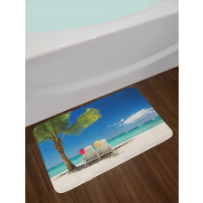 Relaxing Panorama Sea Bath Mat