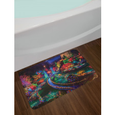 Colorful Nature Bath Mat