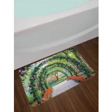 Flower Arches Plants Bath Mat