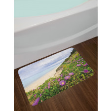 Aegean Sea with Blooming Bath Mat