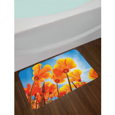 Petals Tilt Shot and Sky Bath Mat