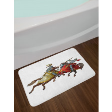 Middle Age Knights Bath Mat