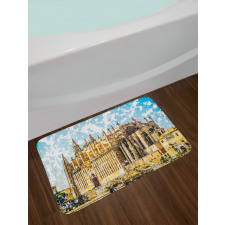 Building on Sea Shore Bath Mat