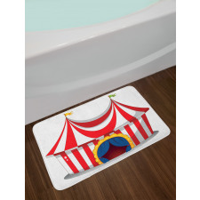 Nostalgic Circus Flag Bath Mat