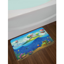 Undersea Treasure Bath Mat